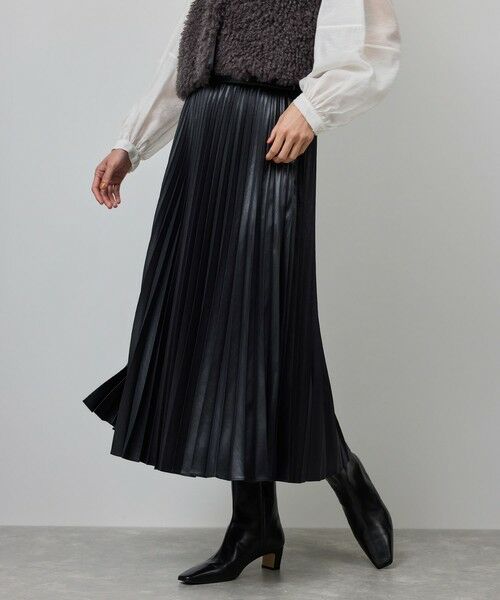 ROPE' / ロペ ロング・マキシ丈スカート | シャイニープリーツスカート/イージーケア | 詳細2
