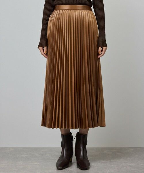 ROPE' / ロペ ロング・マキシ丈スカート | シャイニープリーツスカート/イージーケア | 詳細7