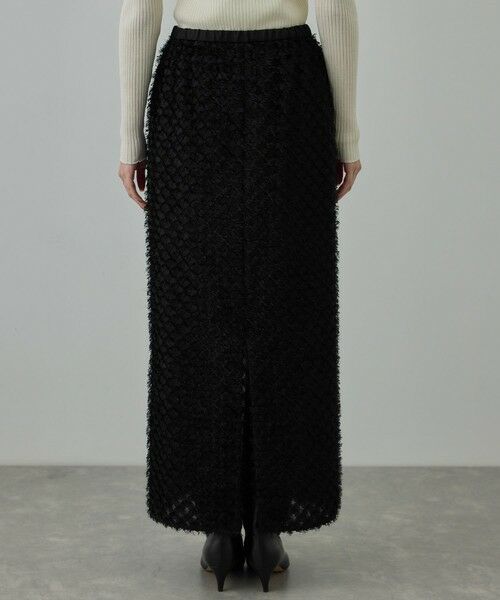 ROPE' / ロペ ミニ・ひざ丈スカート | カットジャガードIラインタイトスカート/イージーケア | 詳細14