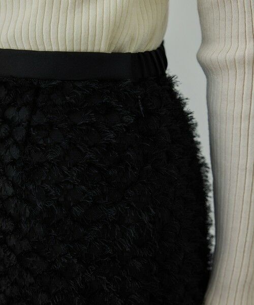 ROPE' / ロペ ミニ・ひざ丈スカート | カットジャガードIラインタイトスカート/イージーケア | 詳細17