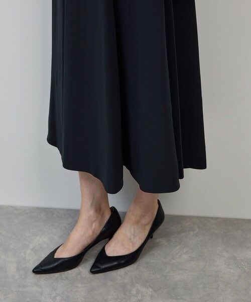 ROPE' / ロペ ロング・マキシ丈スカート | トリアセダブルクロス ハイウエストフレアスカート/イージーケア・セットアップ対応・25AW | 詳細16