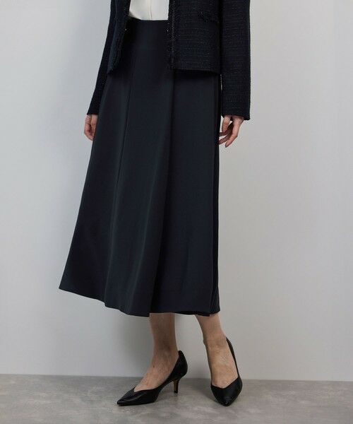 ROPE' / ロペ ロング・マキシ丈スカート | トリアセダブルクロス ハイウエストフレアスカート/イージーケア・セットアップ対応・25AW | 詳細5