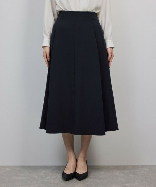 ROPE' / ロペ ロング・マキシ丈スカート | トリアセダブルクロス ハイウエストフレアスカート/イージーケア・セットアップ対応・25AW | 詳細9