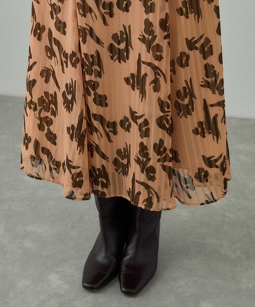 ROPE' / ロペ ミニ・ひざ丈スカート | フラワープリントマーメイドスカート | 詳細14