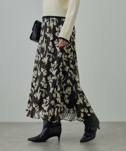 ROPE' / ロペ ミニ・ひざ丈スカート | フラワープリントマーメイドスカート | 詳細2