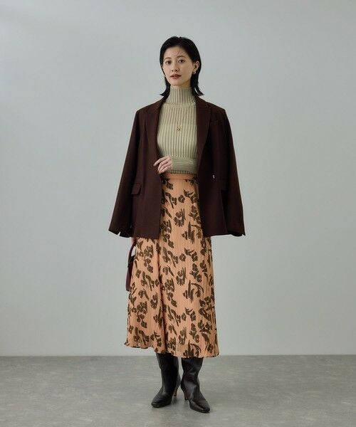 ROPE' / ロペ ミニ・ひざ丈スカート | フラワープリントマーメイドスカート | 詳細5