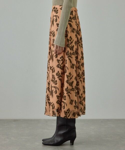 ROPE' / ロペ ミニ・ひざ丈スカート | フラワープリントマーメイドスカート | 詳細9