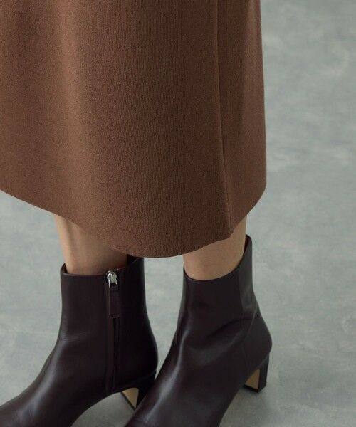 ROPE' / ロペ ミニ・ひざ丈スカート | ウール混ニットポケット付きタイトスカート/イージーケア・セットアップ対応 | 詳細17