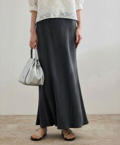 ROPE' / ロペ ロング・マキシ丈スカート | 【WEB・一部店舗限定】フィブリルサテンマーメイドスカート【セットアップ対応】/洗える