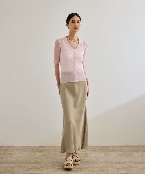 ROPE' / ロペ ロング・マキシ丈スカート | 【WEB・一部店舗限定】フィブリルサテンマーメイドスカート【セットアップ対応】/洗える | 詳細1