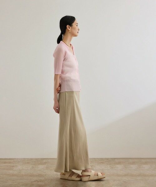 ROPE' / ロペ ロング・マキシ丈スカート | 【WEB・一部店舗限定】フィブリルサテンマーメイドスカート【セットアップ対応】/洗える | 詳細2