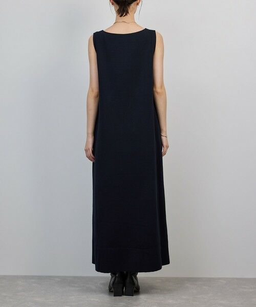 ROPE' / ロペ ロング・マキシ丈ワンピース | シルクコットン総針Aラインワンピース/イージーケア | 詳細7