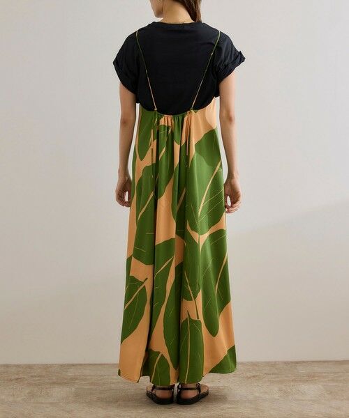 ROPE' / ロペ ロング・マキシ丈ワンピース | 【洗える】エクスペンド リーフキャミワンピース【DEVEAUX（デヴォー）】 | 詳細10