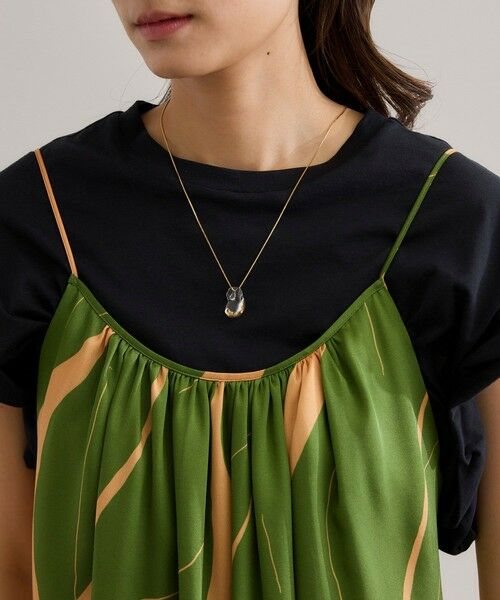 ROPE' / ロペ ロング・マキシ丈ワンピース | 【洗える】エクスペンド リーフキャミワンピース【DEVEAUX（デヴォー）】 | 詳細12