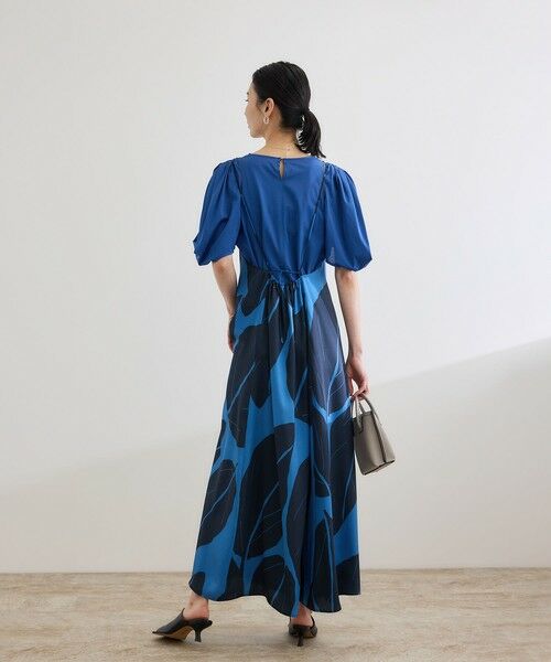 ROPE' / ロペ ロング・マキシ丈ワンピース | 【洗える】エクスペンド リーフキャミワンピース【DEVEAUX（デヴォー）】 | 詳細3