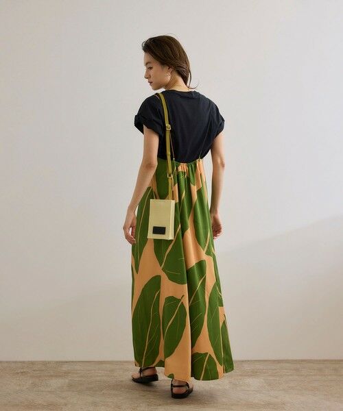 ROPE' / ロペ ロング・マキシ丈ワンピース | 【洗える】エクスペンド リーフキャミワンピース【DEVEAUX（デヴォー）】 | 詳細7