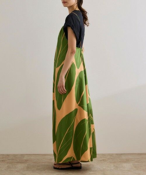 ROPE' / ロペ ロング・マキシ丈ワンピース | 【洗える】エクスペンド リーフキャミワンピース【DEVEAUX（デヴォー）】 | 詳細9