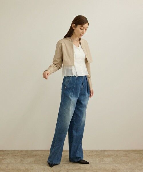 ROPE' / ロペ ミニ丈・ひざ丈ワンピース | 3WAYシャツワンピース/洗える | 詳細10