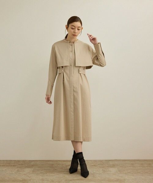 ROPE' / ロペ ミニ丈・ひざ丈ワンピース | 3WAYシャツワンピース/洗える | 詳細20