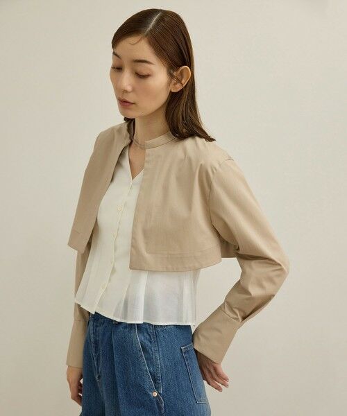 ROPE' / ロペ ミニ丈・ひざ丈ワンピース | 3WAYシャツワンピース/洗える | 詳細7