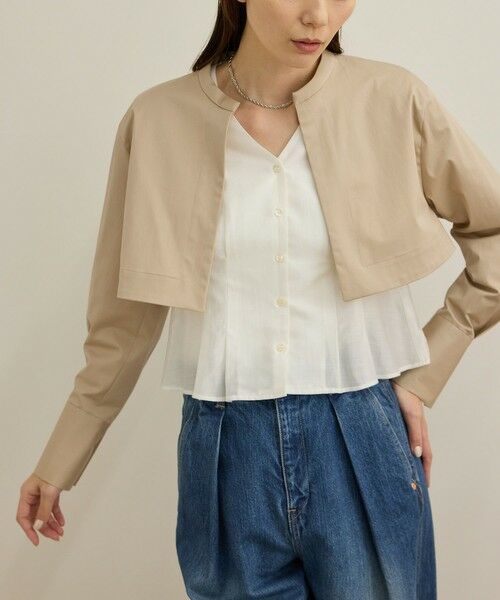 ROPE' / ロペ ミニ丈・ひざ丈ワンピース | 3WAYシャツワンピース/洗える | 詳細8