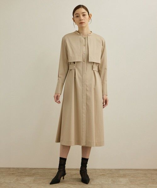 ROPE'/ロペ 3WAYシャツワンピース/洗える ベージュ(27) F ROPE'/ロペ 3WAYシャツワンピース/洗える ベージュ(27) F