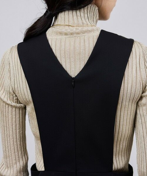 ROPE' / ロペ ロング・マキシ丈ワンピース | トリアセテート ジャンパースカート/イージーケア | 詳細13