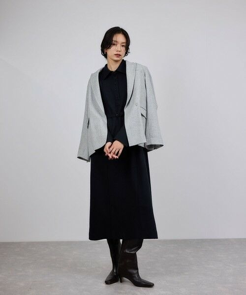 ROPE' / ロペ ロング・マキシ丈ワンピース | ウールジャージーワンピース/イージーケア | 詳細9