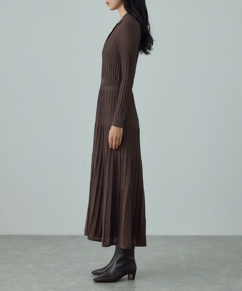 ROPE' / ロペ ドレス | パールボタンポロニットワンピース/イージーケア | 詳細13