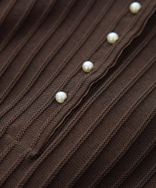ROPE' / ロペ ドレス | パールボタンポロニットワンピース/イージーケア | 詳細18