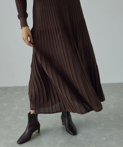 ROPE' / ロペ ドレス | パールボタンポロニットワンピース/イージーケア | 詳細4