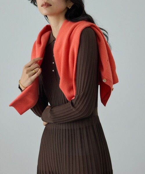 ROPE' / ロペ ドレス | パールボタンポロニットワンピース/イージーケア | 詳細5