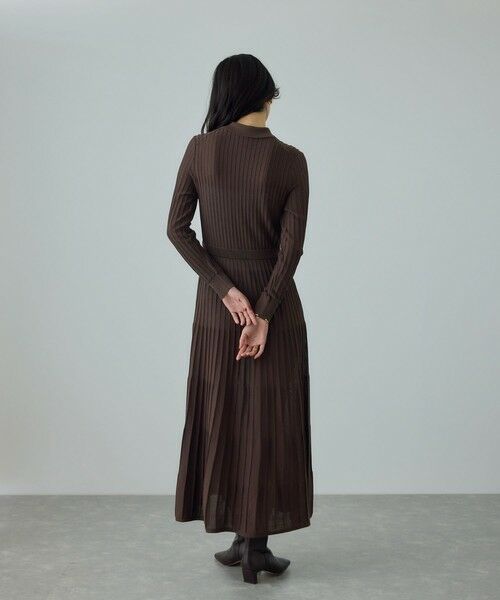 ROPE' / ロペ ドレス | パールボタンポロニットワンピース/イージーケア | 詳細8