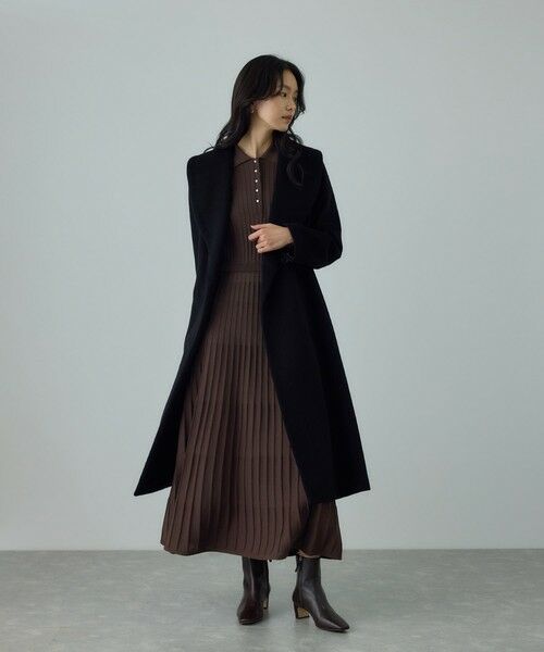 ROPE' / ロペ ドレス | パールボタンポロニットワンピース/イージーケア | 詳細9