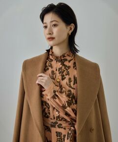 ROPE' / ロペ ロング・マキシ丈ワンピース | フラワープリントタックワンピース/イージーケア