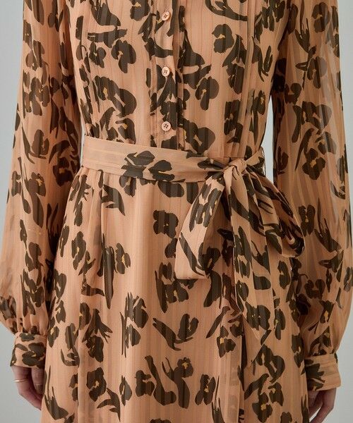 ROPE' / ロペ ロング・マキシ丈ワンピース | フラワープリントタックワンピース/イージーケア | 詳細21