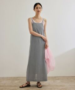 ROPE' / ロペ ロング・マキシ丈ワンピース | 【WEB・一部店舗限定】リネンライクキャミソールワンピース/洗える