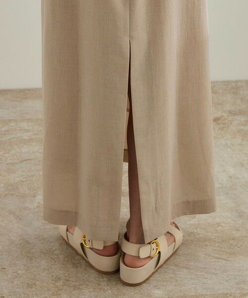 ROPE' / ロペ ロング・マキシ丈ワンピース | 【WEB・一部店舗限定】リネンライクキャミソールワンピース/洗える | 詳細20