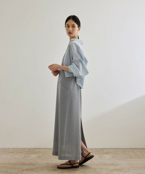 ROPE' / ロペ ロング・マキシ丈ワンピース | 【WEB・一部店舗限定】リネンライクキャミソールワンピース/洗える | 詳細5