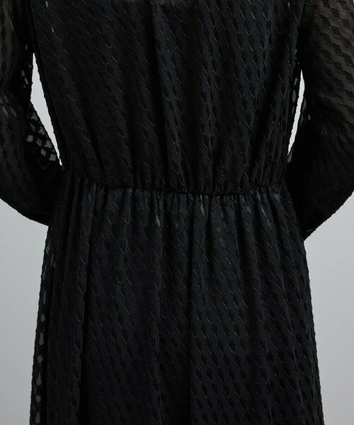 ROPE' / ロペ ロング・マキシ丈ワンピース | 【洗える】ロングスリーブワンピース（ジャガード/リーフプリント）【WEB・一部店舗限定】 | 詳細10