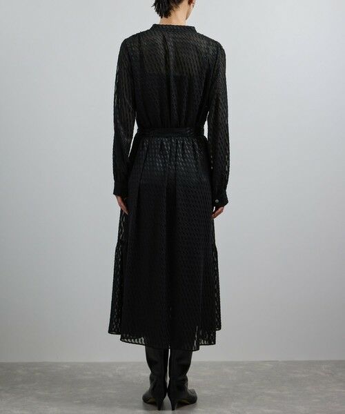 ROPE' / ロペ ロング・マキシ丈ワンピース | 【洗える】ロングスリーブワンピース（ジャガード/リーフプリント）【WEB・一部店舗限定】 | 詳細13