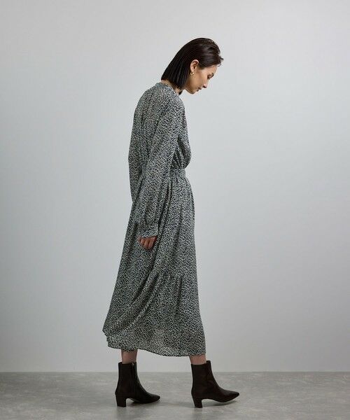 ROPE' / ロペ ロング・マキシ丈ワンピース | 【洗える】ロングスリーブワンピース（ジャガード/リーフプリント）【WEB・一部店舗限定】 | 詳細2