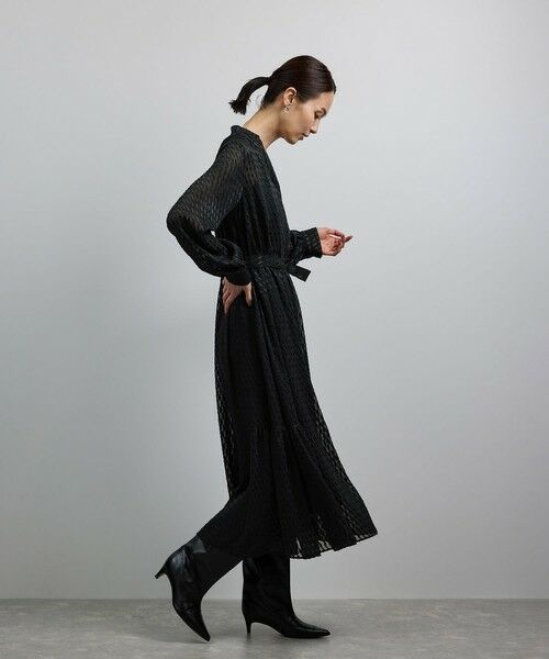 ROPE' / ロペ ロング・マキシ丈ワンピース | 【洗える】ロングスリーブワンピース（ジャガード/リーフプリント）【WEB・一部店舗限定】 | 詳細23