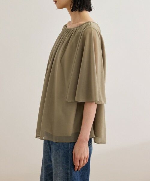 ROPE' / ロペ シャツ・ブラウス | 【洗える】ブライトネスヤーンギャザーブラウス/セットアップ対応 | 詳細13