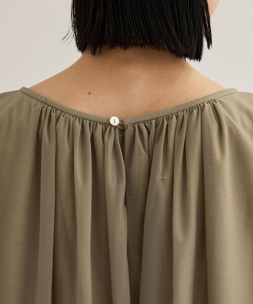 ROPE' / ロペ シャツ・ブラウス | 【洗える】ブライトネスヤーンギャザーブラウス/セットアップ対応 | 詳細15