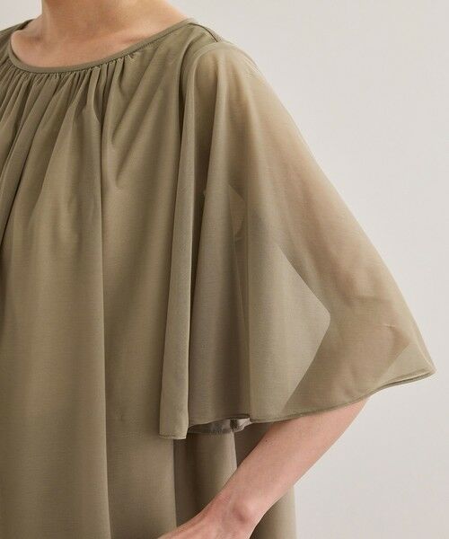 ROPE' / ロペ シャツ・ブラウス | 【洗える】ブライトネスヤーンギャザーブラウス/セットアップ対応 | 詳細17