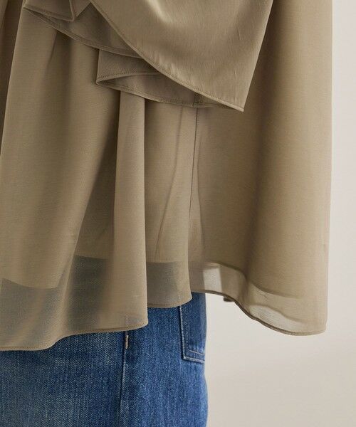 ROPE' / ロペ シャツ・ブラウス | 【洗える】ブライトネスヤーンギャザーブラウス/セットアップ対応 | 詳細18