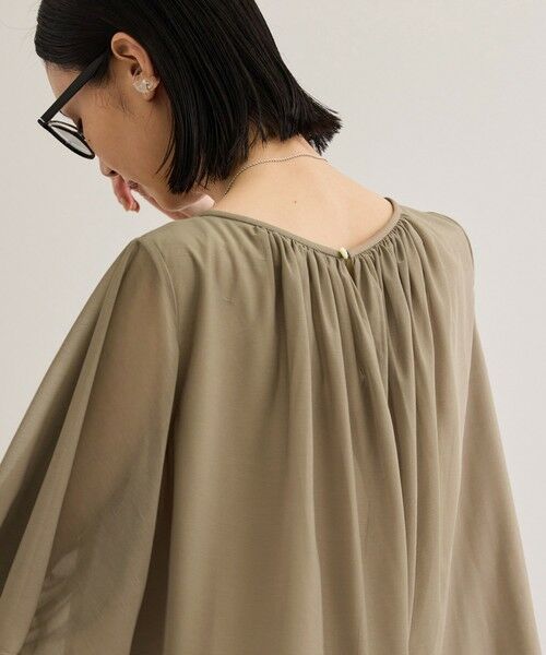 ROPE' / ロペ シャツ・ブラウス | 【洗える】ブライトネスヤーンギャザーブラウス/セットアップ対応 | 詳細25