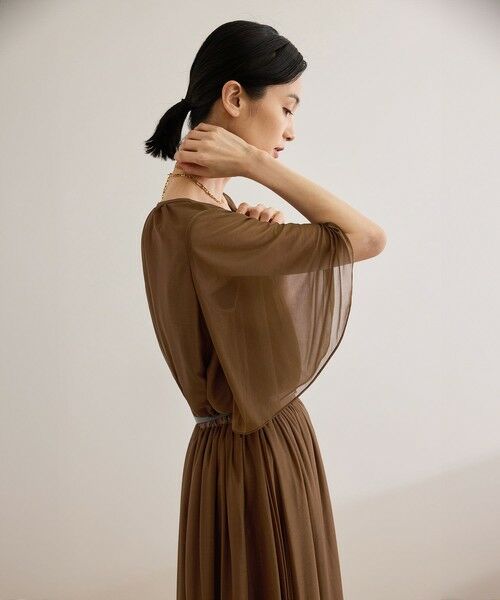 ROPE' / ロペ シャツ・ブラウス | 【洗える】ブライトネスヤーンギャザーブラウス/セットアップ対応 | 詳細26