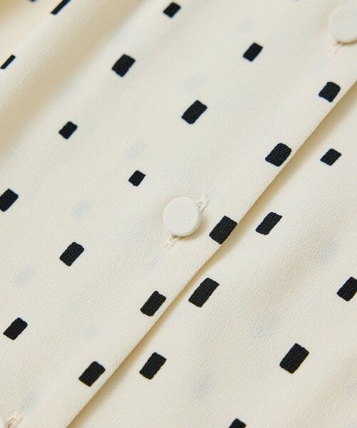 ROPE' / ロペ シャツ・ブラウス（半袖以外） | スクエアドットプリントブラウス/イージーケア | 詳細16